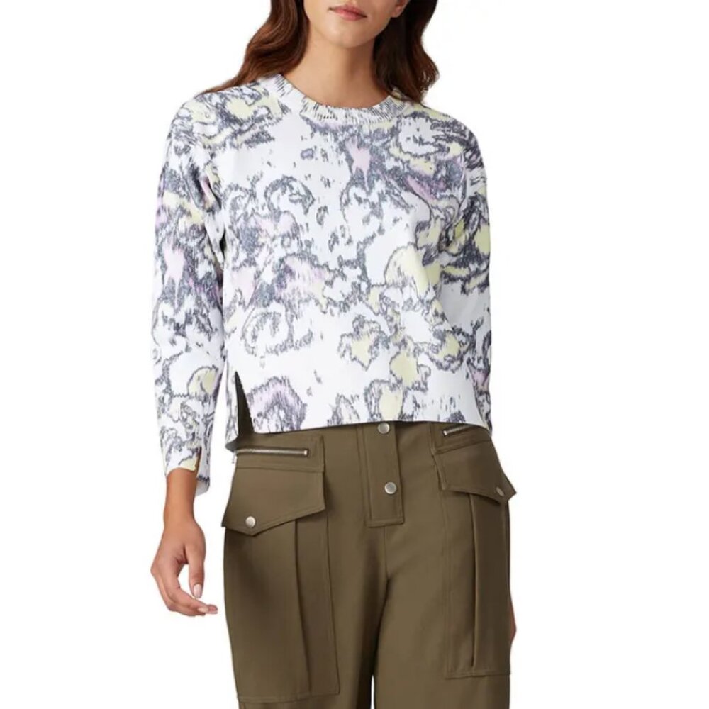 3.1 Phillip Lim Abstract Daisy Pullover Sweater